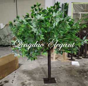 Árboles Artificiales de Ficus Banyan de 4, 5 y 6 Pies de Altura para Eventos y Bodas Encantadoras, Árbol de Ficus con Hojas Verdes Artificiales para Decoración de Centros Comerciales - Product Image 3