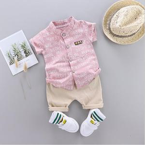 Ensemble de vêtements pour bébé garçon WEN, design décontracté, 2 pièces, coton, manches courtes, 0-4 ans, ensemble de vêtements pour nouveau-né - Product Image 3