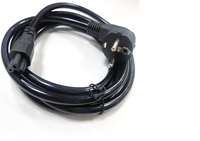 Kabel Adaptor Daya QUANWEI Euro Plug EU IEC C5 0.5m/6ft/2m/3m untuk Laptop HP Notebook PC Male CEE untuk Elektronik Konsumen