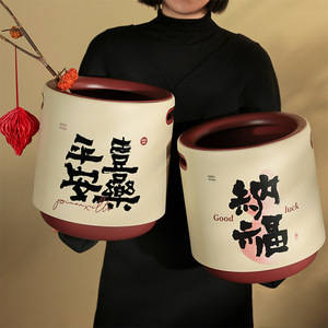 Trash Can A New Model 12L Cylindrical Portable Indoor Storage Bucket Living Room Bedroom Use - Product Image 1