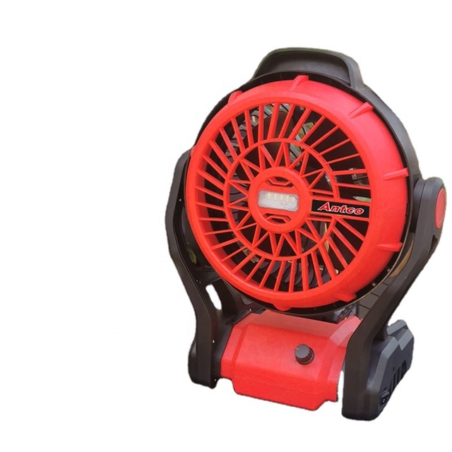 Household Use Cordless 12 Inches Led Ceiling Fans 21V Portable Fans Mini Usb Rechargeable Fan Light