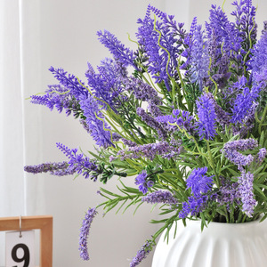 Flores Artificiales de Lavanda Yoshinobu, Flor de Seda Morada, Rama Individual para Decoración y Exhibición - Product Image 4