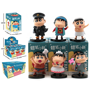 Figurines d'<span class=keywords><strong>action</strong></span> de <span class=keywords><strong>crayon</strong></span> de couleur de dessin animé adorable Shin Chan, boîte mystère, cadeaux pour enfants, boîte surprise, collection en gros, ensemble de figurines d'<span class=keywords><strong>action</strong></span> - Product Image 2