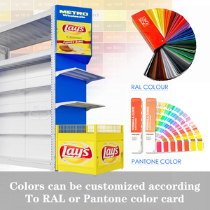 Scaffali per Supermercato a Doppio Lato Personalizzabili, Robusti Espositori per Negozi e Centri Commerciali - Product Image 5