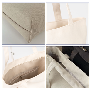 Bolsa de <span class=keywords><strong>Lona</strong></span> de Color Natural con Asas Largas y Resistentes, Personalizable con Impresión, Unisex, MOQ 100 para Actividades de Arte y Manualidades - Product Image 2