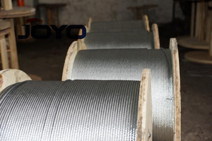 Zincato 6x19 + FC linea contattata Sandline filo di acciaio corda ascensore corda, ISO9001:2015... - Product Image 5