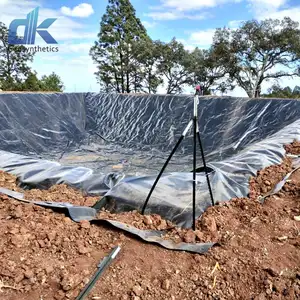 40 Mil 60 Mil Hdpe Liner Cost Sheet Waterproof Geomembrane Anti-UV Black HDPE Geo Membrane