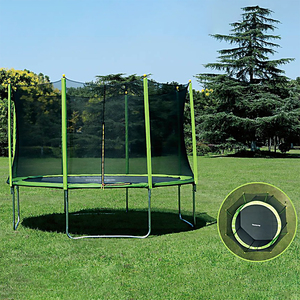 Trampolines <span class=keywords><strong>Techsport</strong></span> de 6 à 16 pieds, trampolines rondes d'extérieur pour enfants, aire de jeux sportive avec filet de sécurité et échelle - Product Image 1