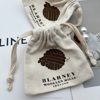 Sac d'emballage en coton mousseline biologique écologique pour pelote de fil, sac cadeau en toile de coton non blanchie avec cordon de serrage