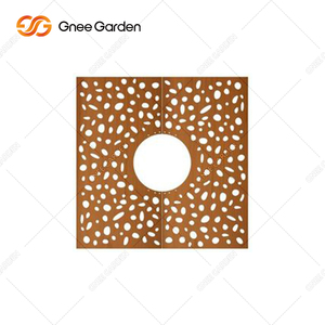 ตะแกรงต้นไม้ทางเท้ากลางแจ้งทำจากเหล็กคอร์เทน - Product Image 2