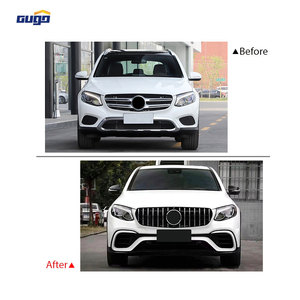 Kit Carrozzeria GUGO Effetto Fibra di Carbonio per <span class=keywords><strong>Mercedes</strong></span> Benz <span class=keywords><strong>GLC</strong></span> W253 <span class=keywords><strong>Coupé</strong></span> 2016-2019 Pre-restyling, Accessori Griglia Paraurti Anteriore - Product Image 2