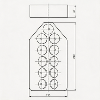 Transducteur de numérisation topographique et géomorphologique à 11 faisceaux (FYW-200-11D) pour télémètre sous-marin