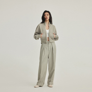 <span class=keywords><strong>Felpa</strong></span> Cardigan <span class=keywords><strong>Basic</strong></span> invernale da <span class=keywords><strong>donna</strong></span> con colletto 100% cotone con cappuccio a maniche lunghe Anti-Pilling Logo digitale stampato frontale - Product Image 2