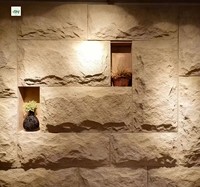 Panneaux de revêtement mural en pierre artificielle en polyuréthane, imperméables, ignifuges, pour l'extérieur et l'intérieur