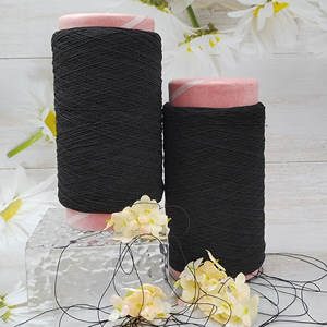 Fil élastique fantaisie, fil à tricoter, fil teint à motifs, fibre de nylon pour fabricant de tissus, fil élastique coloré pour vêtements - Product Image 1