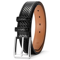 Ceinture en cuir PU à motif pour homme, style décontracté et professionnel, avec boucle tendance, vente en gros pour le commerce extérieur transfrontalier, ceintures en plastique