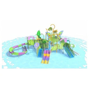 Équipement de <span class=keywords><strong>parc</strong></span> <span class=keywords><strong>aquatique</strong></span> commercial extérieur : Toboggan, structure <span class=keywords><strong>aquatique</strong></span>, conception de jeux en fibre de verre avec pulvérisation - Product Image 4