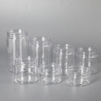 Ensemble d'emballages alimentaires en plastique personnalisables de 50 ml à 250 ml avec couvercles pour gâteaux, sucre, aliments en conserve, bonbons, biscuits, aliments pour bébés