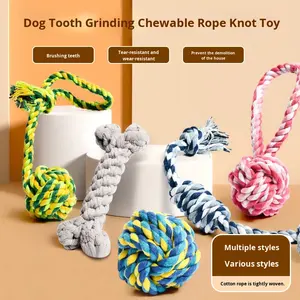 Giocattolo in Corda di Cotone Resistente ai Morsi TongMao per Cani e Gatti di Piccola e Media Taglia con Nodo in Corda Modello 0LX017 - Product Image 2