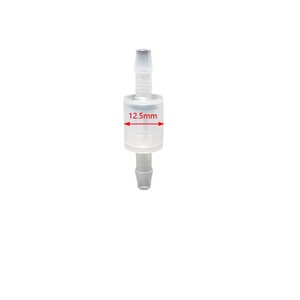 Válvula de retención de plástico de 12,5 mm de diámetro, recta, de una sola lapa, resistente al aceite, para uso a temperatura normal - Product Image 1