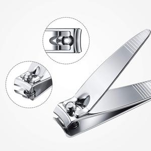 Stainless Steel Nail Clippers 12.5 Mm Jaw Opening Durable Flat Shape For Nail Care Tools - Product Image 3