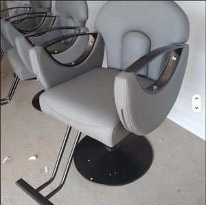 Fauteuil de Barbier Inclinable Doré, Mobilier de Salon de Beauté Moderne le Plus Populaire, Chaise de Coiffure pour Barbier - Product Image 2