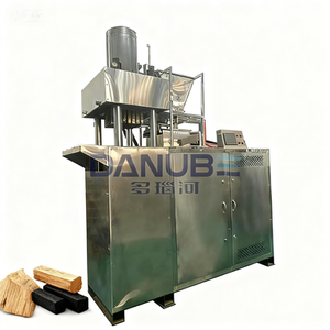 Machine de formage hydraulique automatique pour charbon de bois de chicha, fabrication intelligente de briquettes - Product Image 1