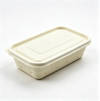 Boîte de conservation alimentaire rectangulaire avec couvercle, écologique, pour salade, sushi, sandwich, nouilles, emballage alimentaire