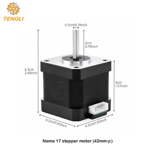 <span class=keywords><strong>Moteur</strong></span> <span class=keywords><strong>pas</strong></span> <span class=keywords><strong>à</strong></span> <span class=keywords><strong>pas</strong></span> Tenli Nema 17 42mm 1.8° <span class=keywords><strong>Unipolaire</strong></span> 6 fils 0.65Nm pour contrôle de haute précision d'instruments scientifiques - Product Image 2