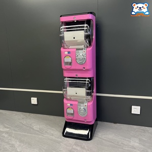 Máquina expendedora de cápsulas metálicas de color blanco original de Guangdong para juguetes sorpresa con huevo, 1 año de garantía, con función de voz en inglés. - Product Image 3