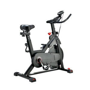 Vélo d'exercice à résistance magnétique noir OEM, silencieux, à transmission par courroie, pour cyclisme d'intérieur, spinning, usage domestique, fabricant - Product Image 1