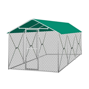 Hiện đại ngoài trời kim loại gà Coop lồng với đi bộ trong bao vây loại - Product Image 2