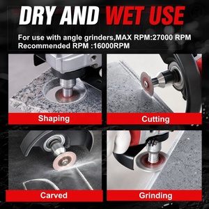 Lame de scie diamantée X Mesh Turbo Mini <span class=keywords><strong>pour</strong></span> gravure avec bride amovible M14 5/8''-11 <span class=keywords><strong>pour</strong></span> outils de marbre, granit et carrelage sur <span class=keywords><strong>meuleuse</strong></span> d'angle - Product Image 6