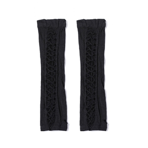 Directement du fabricant : <span class=keywords><strong>Gants</strong></span> <span class=keywords><strong>mi</strong></span>-<span class=keywords><strong>longs</strong></span> élastiques en maille ajourée croisée pour <span class=keywords><strong>femme</strong></span>, style vintage, pour fête et cosplay - Product Image 4