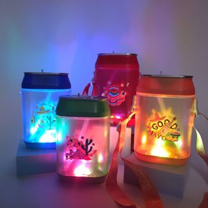 Yafchi Glow In Dark Mexican Style Plastic Cup 400Ml Reusable Party Gift With Straw - Product Image 1