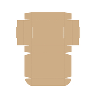 Carton d'avion carré personnalisé Boîte de courrier en papier ondulé extra dur avec avantage UV Vente en gros pour la livraison et l'emballage