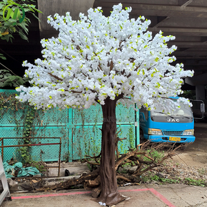 Lụa hoa cây Trắng Nhân Tạo hoa anh đào cây cho đám cưới sợi thủy tinh thân cây anh đào nhân tạo cây cho trang trí sân vườn - Product Image 1