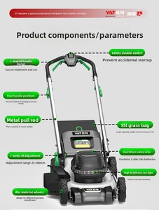 Lawn <b>Mower</b> 40V Cordless (Self-Propelled) 16INCH With Brushless Motor 4.0Ah 5246pro 5246pro - Product Image 6