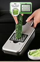 Coupe-légumes multifonctionnel en acier inoxydable, mandoline, gadgets de cuisine, astuces culinaires
