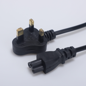 Wholesale <strong>UK</strong> 3 Pin Plug Power Cable Copper PVC Durable British AC Power Cord for Laptop <strong>Rice</strong> Cooker - Product Image 2