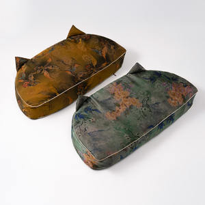 หมอนผ้าไหมเซียงหยุนออร์แกนิคสุดหรู รูปทรงหูแมวน่ารัก หลายสี หมอนเครื่องนอนขายส่ง หมอนผ้าไหมสไตล์จีนระดับไฮเอนด์ - Product Image 2