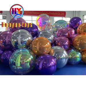 Boule à miroir gonflable décoration en PVC boule à miroir personnaliser ballon de fête de Noël et d'Halloween - Product Image 3