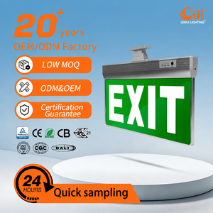 Panneau de signalisation d'urgence mural auto-éclairant IP30 4W LED avec éclairage de <span class=keywords><strong>sortie</strong></span> et d'urgence - Product Image 1