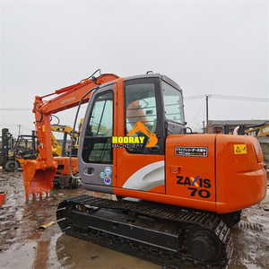 Mini-excavatrice Hitachi ZX70 d'occasion, Hitachi ZX55 ZX60 ZX75, excavatrice sur chenilles, prête à travailler - Product Image 6