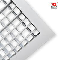 Système de ventilation le plus vendu, grilles de transfert d'air de porte en plastique ABS de haute qualité - Léger, à poser pour usage industriel
