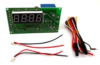 Carte PCB de contrôle de temps à 4 chiffres JY-15A pour borne d'arcade, alimentation DC+12V en matériau ABS pour accepteur de pièces de monnaie et distributeur automatique