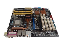 Untuk P5WDG2 WS PRO ATX Intel LGA775 775-pin 975X Workstation Motherboard dengan CPU Saluran Ganda