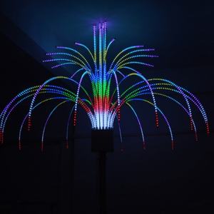 Décoration de Noël, guirlande lumineuse LED intelligente RGB pour extérieur, étanche IP65, effet feu d'artifice - Product Image 3