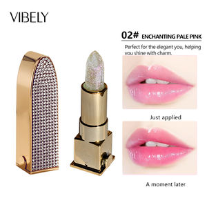 Rouge à lèvres nourrissant au diamant, imperméable, thermochromique, baume à lèvres luxueux, réparation, brillance longue durée, rouge à lèvres hydratant - Product Image 5