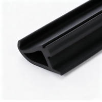 Joint d'étanchéité en caoutchouc EPDM pour profilés aluminium, sur mesure, extrudé, résistant à l'eau, à la poussière et aux intempéries, noir